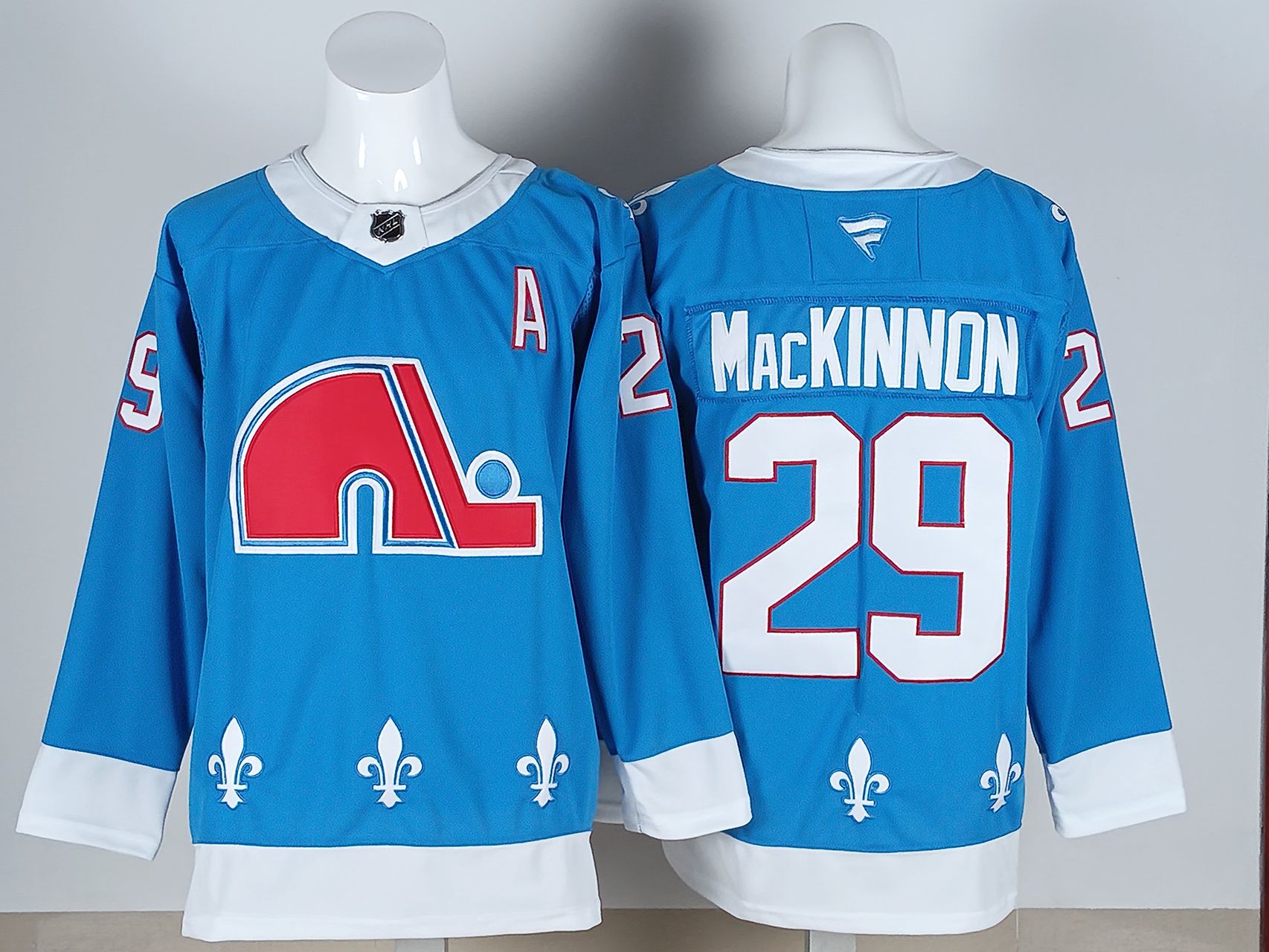 Men 2026 Colorado Avalanche #29 Mackinnon Light Blue NHL Jersey style 01